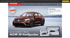 Desktop Screenshot of alcar.cz