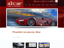 Tablet Screenshot of alcar.com.pl